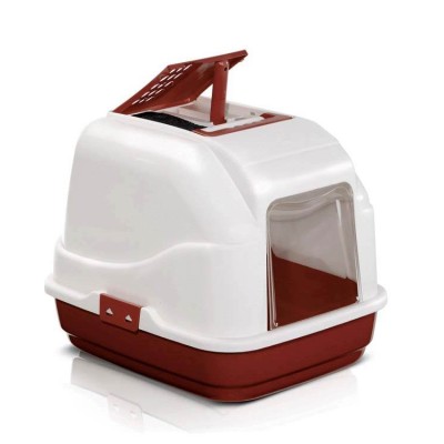 IMAC Easy Cat Brown Litter Covered Box 